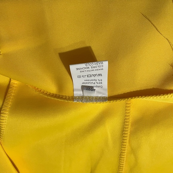 Vibrant Yellow Blazer with Gold Buttons - Picture 10 of 11